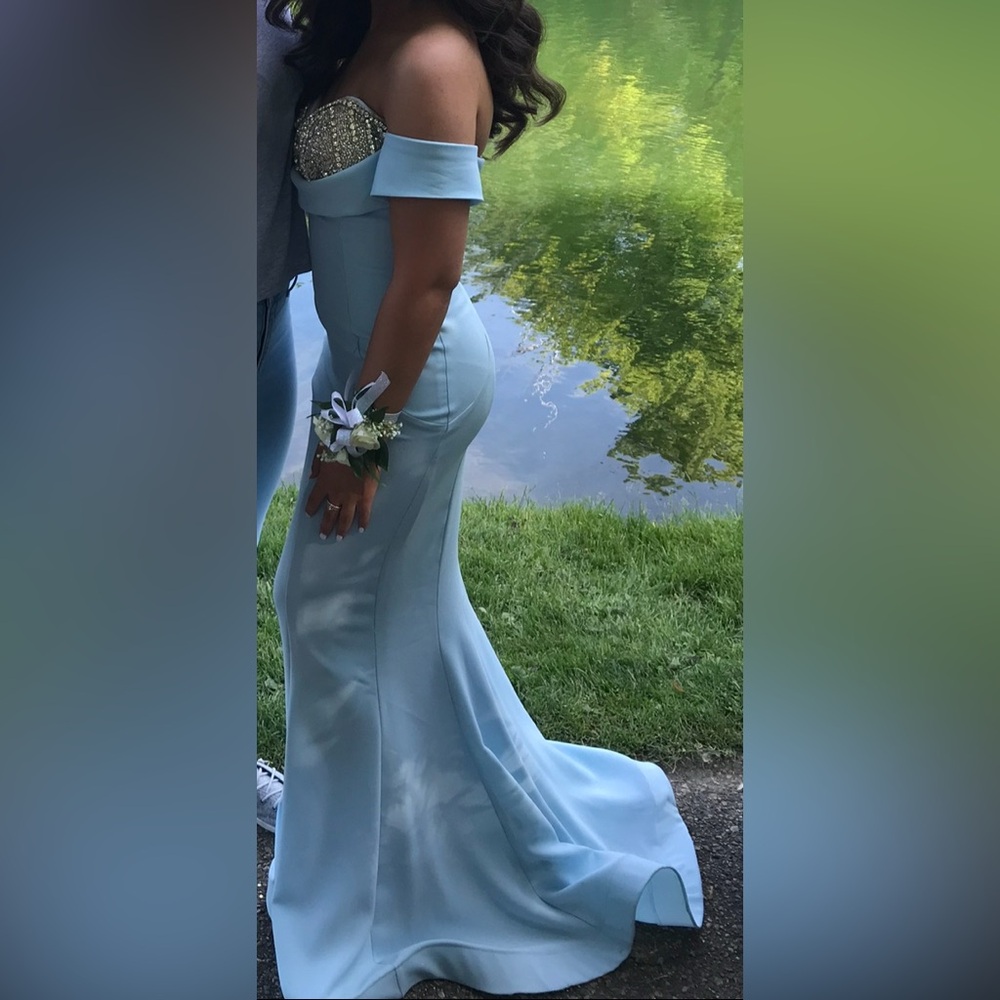 Elegant Blue Prom/Evening Dress